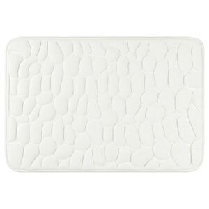 Ultra Soft Non-Slip Bath Mat Water Quick Dry Bath Rug 20"x32" Milky White